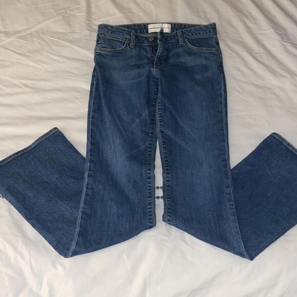 Size 0 Paper, Denim & Cloth slightly flared jeans with 33" inseam - Picture 2 of 8